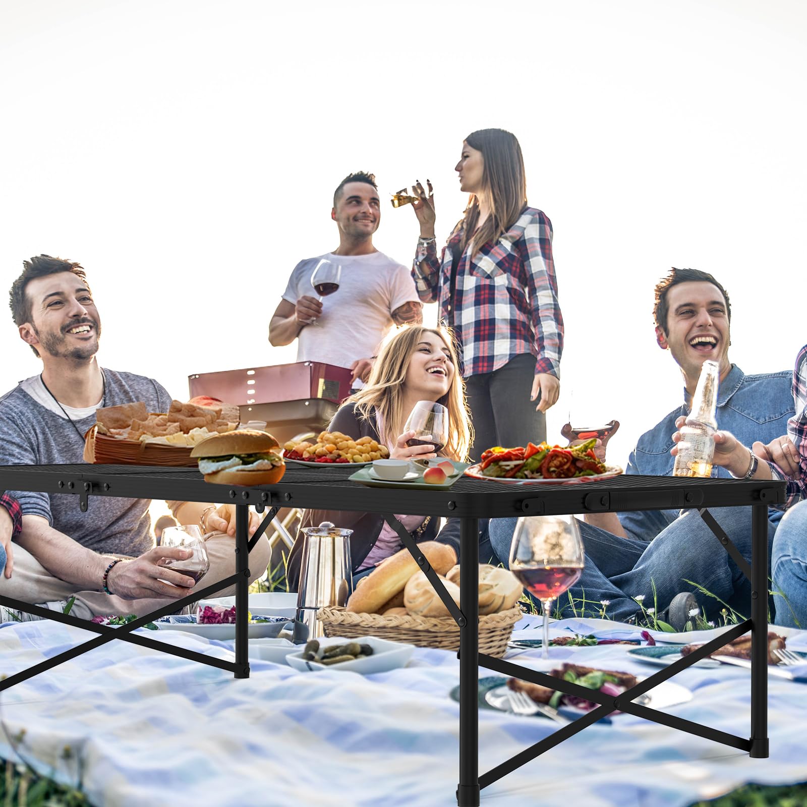 Amazon.com : WildFinder Folding Gril Table, 4x2 FT Camping Table
